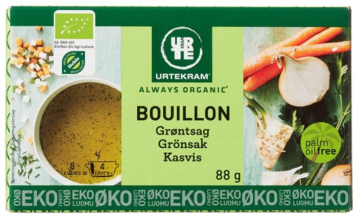 Urtekram Бульон овощной 88 г