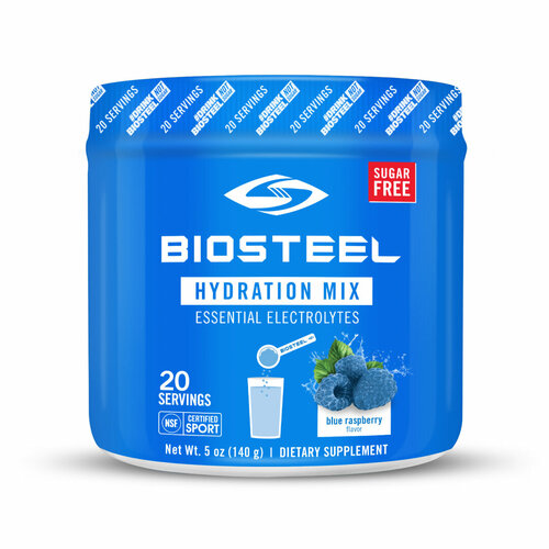 фото Изотоник biosteel hydration mix малина-голубика, 140 г