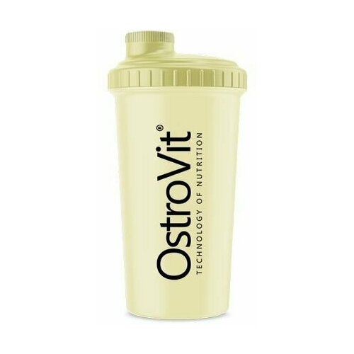 Шейкер Желтый OstroVit Shaker Technology of Nutrition 700 мл с откручивающейся крышкой с сеткой шейкер фиолетовый спорт ostrovit shaker sport 700 мл violet с сеткой и мерной шкалой