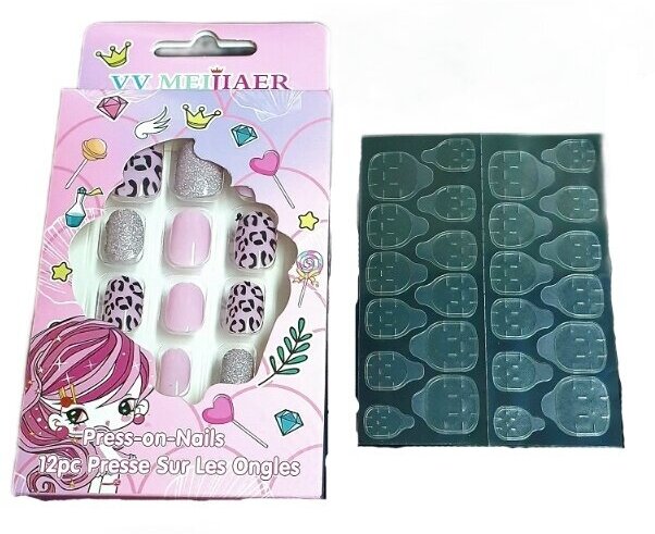 фото Накладные ногти детские, самоклеющиеся.