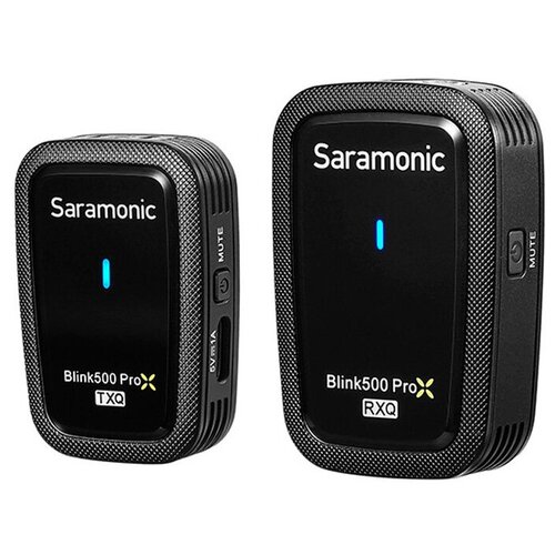 Беспроводная система Saramonic Blink500 ProX Q10, TX+RX, 2.4 ГГц, 3.5 мм TRS / TRRS беспроводная система saramonic blink500 prox q10 tx rx 2 4 ггц 3 5 мм trs trrs