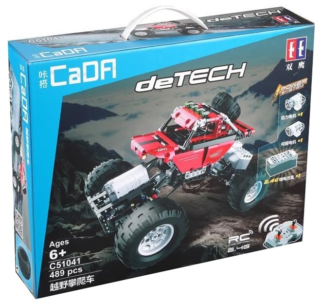 Радиоуправляемый конструктор CaDa de Tech Off Road Crawler 489 деталей C51041W