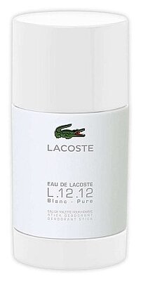 LACOSTE Дезодорант стик Eau de Lacoste L.12.12 Blanc, 75 мл