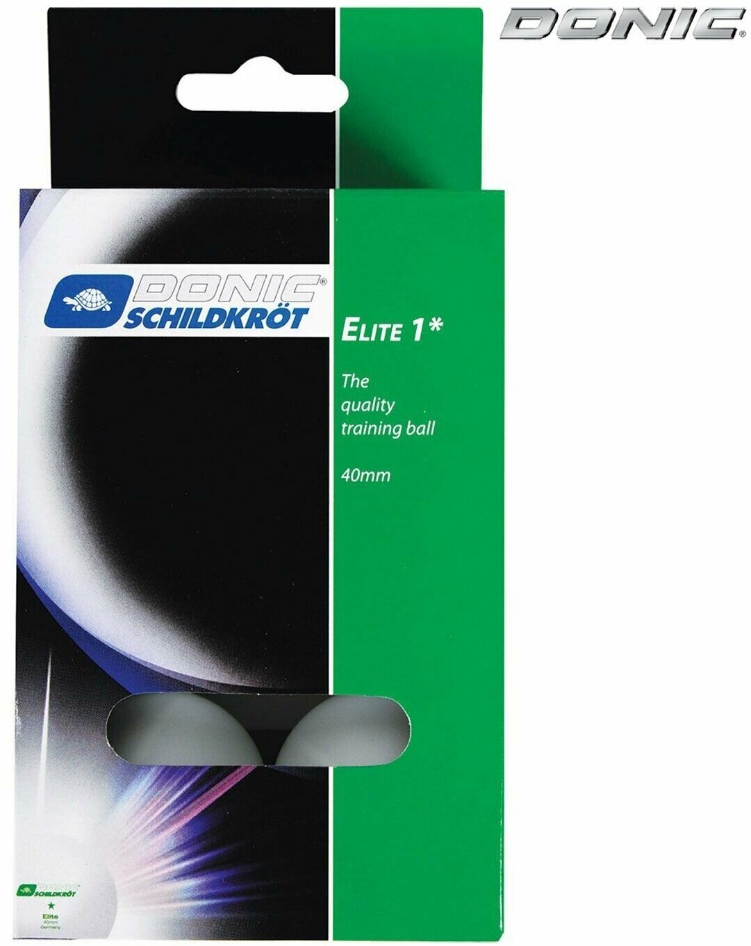 Мячики для н/тенниса DONIC ELITE 1, 6 штук, белый