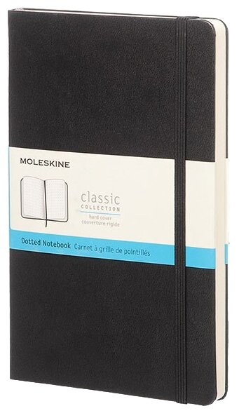 Блокнот Moleskine Classic MM713 Pocket 90x140мм 192стр. пунктир твердая обложка черный MM713