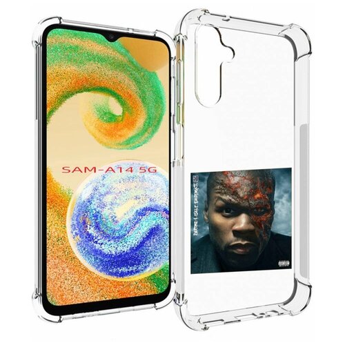 Чехол MyPads 50 Cent - Before I Self Destruct мужской для Samsung Galaxy A14 4G/ 5G задняя-панель-накладка-бампер