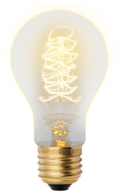 Uniel VINTAGE Лампа накаливания E27 40Вт груша золотистая