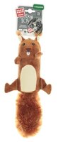 Игрушка для собак GiGwi Dog Toys Белка (75015) коричневый/белый
