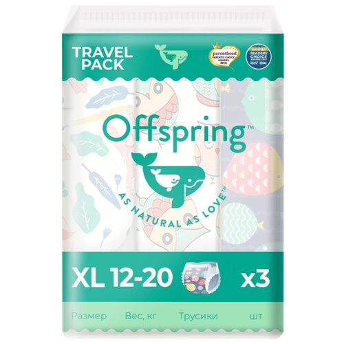 фото Offspring трусики xl (12-20 кг) 3 шт.