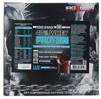 Протеин IRONMAN 40% Whey Protein (1 кг) шоколад