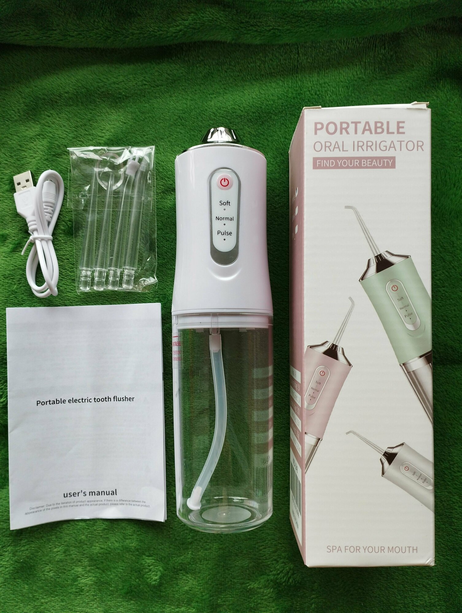 Портативный ирригатор для полости рта "Oral irrigator" для зубов и десен, брекетов, языка и свежего дыхания - фотография № 6