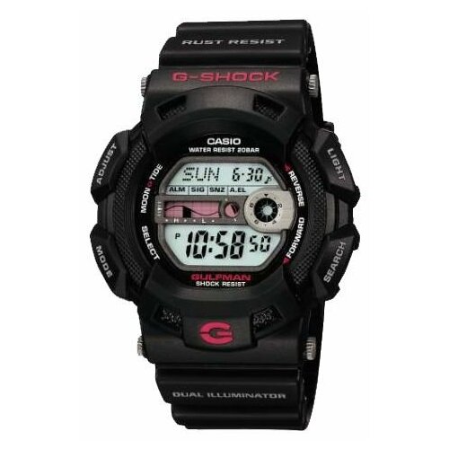 Наручные часы CASIO G-Shock G-9100-1, черный, серый часы мужские casio g shock gba 800 2a