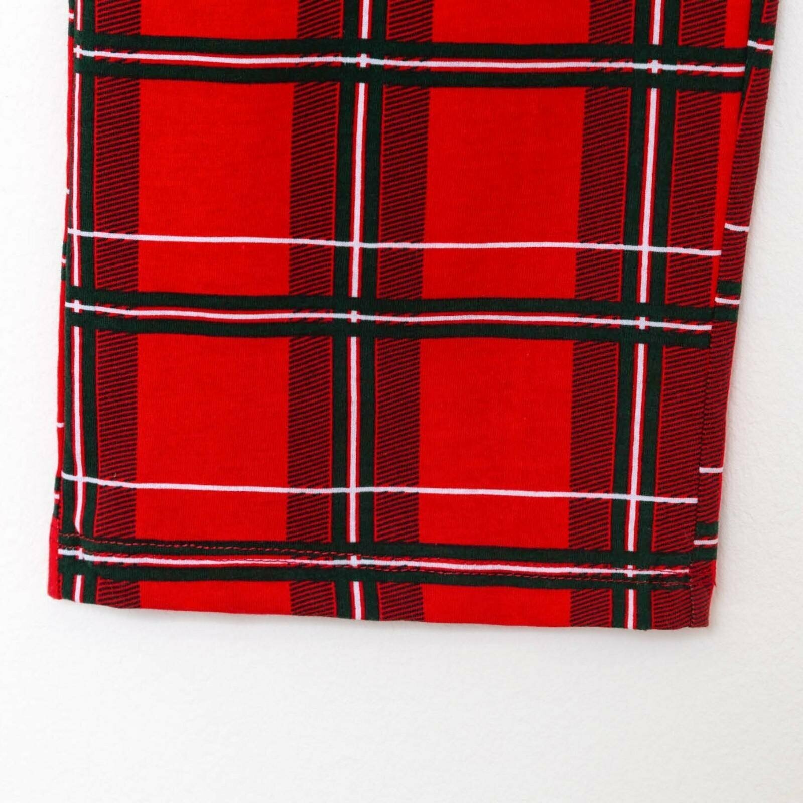 Пижама Kaftan, размер 40-42, красный, серый - фотография № 10
