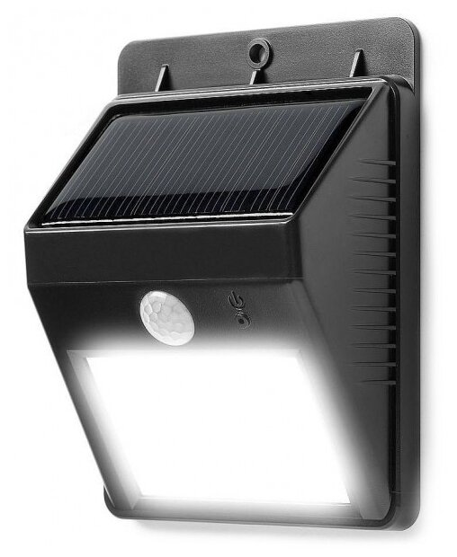 Ever Brite Фонарь Solar Motion на солнечной батарее светодиодный, цвет плафона черный