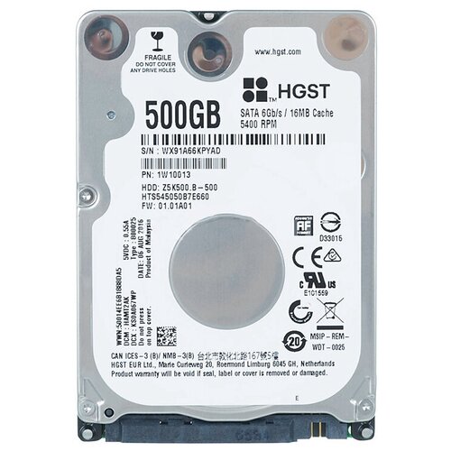 Жесткий диск HGST 500Gb HTS545050B7E660 209000₽