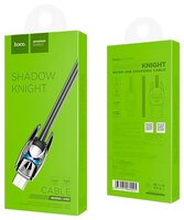 Кабель Hoco U30 Shadow Knight USB - microUSB 1.2 м серый