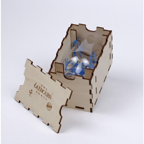 Glencairn Glass Single box natural в светлой деревянной упаковке