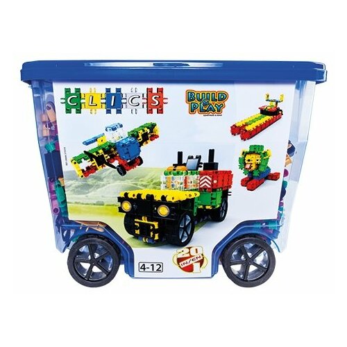 Конструктор Clics Build and Play CB606 Роллербокс 20 в 1, 560 дет.