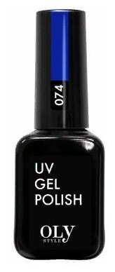 Olystyle гель-лак для ногтей UV Gel Polish, 10 мл, 074 синий