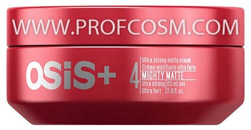 Schwarzkopf Professional, OSiS Mighty Matte Ультрасильный матирующий крем для волос 85 мл