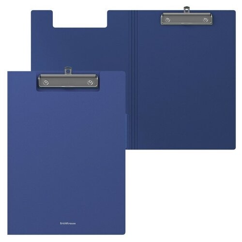 Папка-планшет с зажимом А4, пластиковая Erich Krause Classic, с внутренним карманом, микс папка планшет а4 megapolis пластик синий erich krause