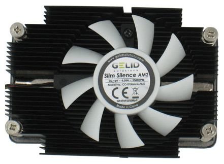 Кулер ЦПУ GELID Solutions Slim Silence AMD, низкопрофильный 28мм CC-SSILENCE-AP