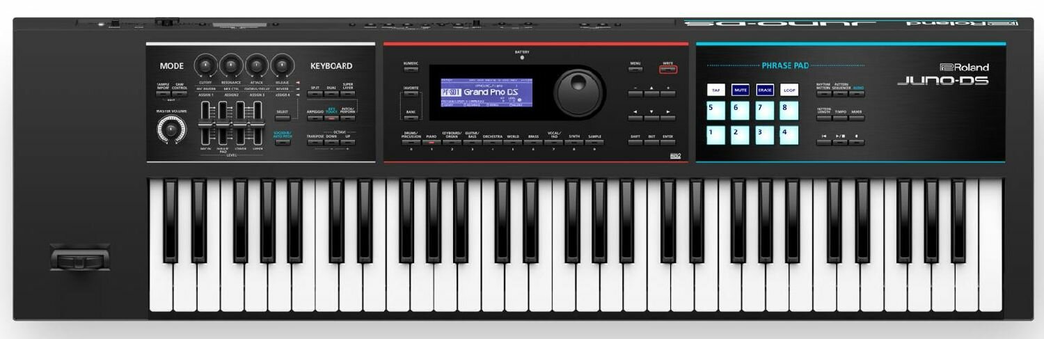 Синтезатор Roland JUNO-DS61 черный/белый