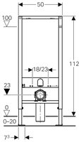 Рамная инсталляция GEBERIT 111.321.00.1 Duofix синий