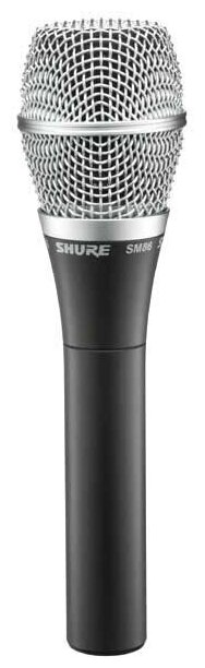 Микрофон проводной Shure SM86, разъем: XLR 3 pin (M), черный