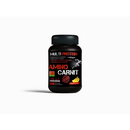 AminoCarnit Casein Protein 900 гр. банан