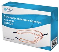 Эспандер для лыжника (боксера, пловца) Indigo 4 шнура (00021322) оранжевый