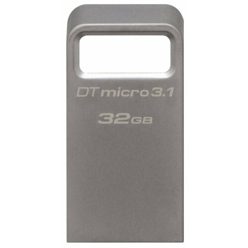 фото Флешка kingston datatraveler micro 3.1 32gb серебристый