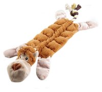 Игрушка для собак GiGwi Dog Toys Обезьяна (75088) коричневый/бежевый