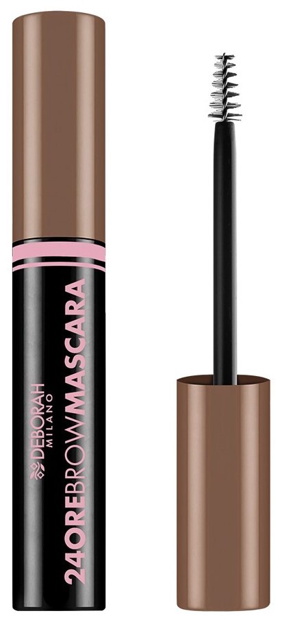 DEBORAH Тушь для бровей 24Ore Brow Mascara, 9 мл, 01