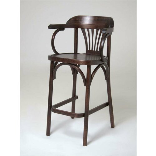 Стул полубарный RB 650 Венский твердый Темный тон