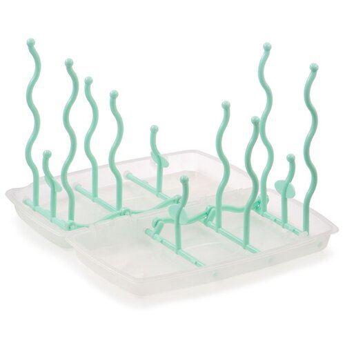 фото Happy Baby Сушилка для бутылочек и аксессуаров Drying Rack, mint