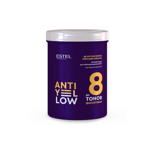 INTENSE Пудра для обесцвечивания волос до 8 тонов Anti-yellow, 450 г, Estel Professional