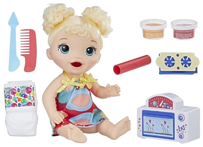 Hasbro Baby Alive Малышка и еда, E1947
