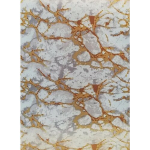 Ковровое покрытие SOFT 3072-32 цвет белый с золотом 80*200см