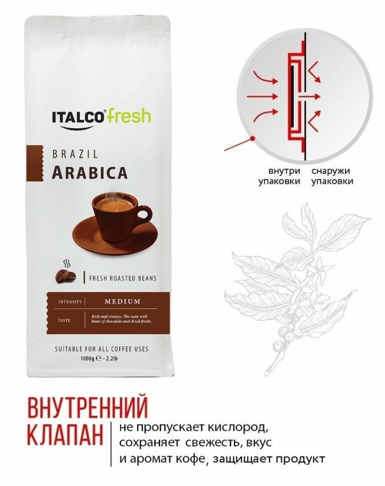 Кофе в зернах Italco - фото №8