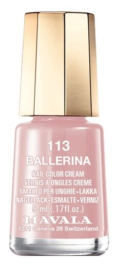 Mavala Лак для ногтей Nail Color Cream, 5 мл, 113 Ballerina