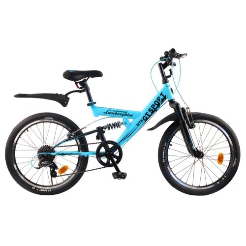 фото Подростковый горный (MTB) велосипед Lamborghini Toys Sport 20 L9V голубой (требует финальной сборки)