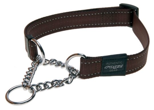 Rogz Полуудавка строгая серия Utility размер XL (43-73 см) ширина 2,5 см шоколадный (OBEDIENCE HALF CHECK COLLAR) HC05J | OBEDIENCE HALF CHECK COLLAR 0,11 кг 47747 (1 шт)