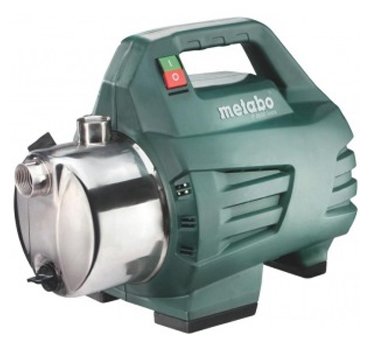 Насос поверхностный METABO P 4500 Inox (600965000) - фотография № 1