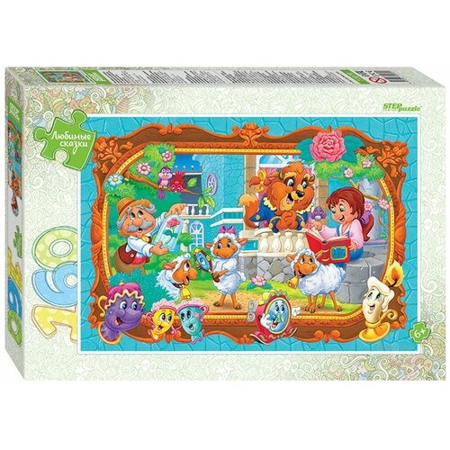 Мозаика 160 дет Красавица и Чудовище пазл step puzzle красавица и чудовище 72070 160 дет