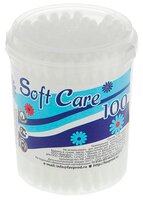 Ватные палочки Soft Care 200 шт. банка