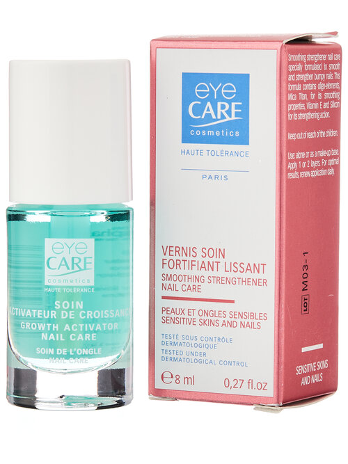 Eye Care Cosmetics Лак Eye Care Cosmetics Выравнивающий укрепляющий уход для ногтей, 8 мл