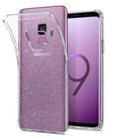 Чехол Spigen Liquid Crystal Glitter для Samsung Galaxy S9 roze quartz