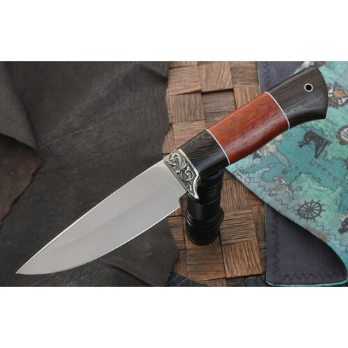 фото Окские ножи стриж, сталь х12мф, рукоять венге/падук/мельхиор