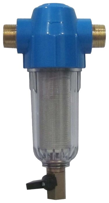 Фильтр механической очистки Гейзер Хит 32585 муфтовый (НР/НР) ПВХ со сливом